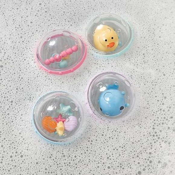 Munchkin® Float & Play Bubbles™ Baby and Toddler Bath Toy, 4 Count - Picture 2 of 7